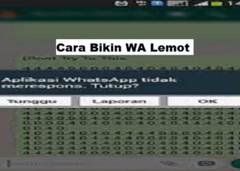 Cara Bikin WA Lemot, Mudah dan Praktis 8 Cara Bobol Wifi ID Tanpa Aplikasi & Dengan Aplikasi