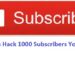 4 Cara Hack 1000 Subscribers Youtube 7 4 Cara Hack 1000 Subscribers Youtube