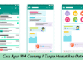 Cara Agar WA Centang 1 Tanpa Mematikan Data 9 Cara Menampilkan Jam di Layar Kunci Android