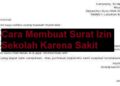Cara Membuat Surat Izin Sekolah Karena Sakit dan Contohnya 9 2 Cara Mengembalikan Akun ML yang di Banned