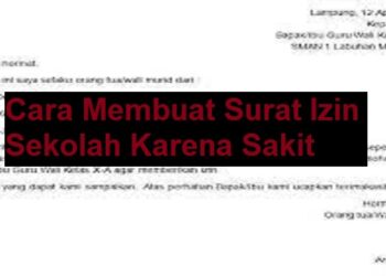 Cara Membuat Surat Izin Sekolah Karena Sakit dan Contohnya 8 2 Cara Mengembalikan Akun ML yang di Banned