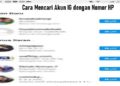 Cara Mencari Akun IG dengan Nomor HP 11 2 Cara Melihat Story WA yang di Privasi dari Kita