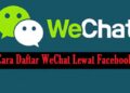 Cara Daftar WeChat Lewat Facebook 9 Cara Mengubah Kuota Lokal Tri Menjadi Kuota Reguler Tanpa Aplikasi